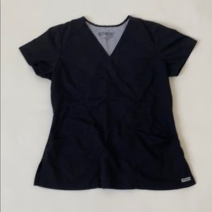 Grey’s Anatomy black scrub top